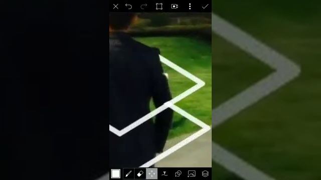 PicsArt.Неоновые треугольники. смотреть онлайн