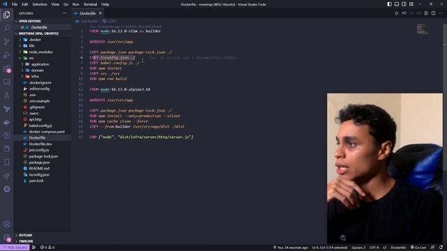 DOCKER MULTI STAGE BUILD COM TYPESCRIPT смотреть онлайн