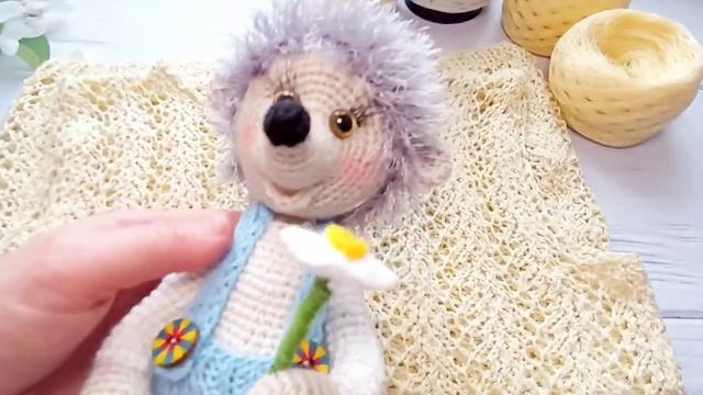 Обзор на новую игрушку /Ёжик крючком по МК Н.Тарасовой. Продвижения по топику из бобинного хлопка смотреть онлайн
