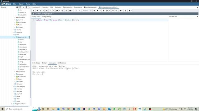 POSTGRESQL Tutorial for beginners - WHERE keyword смотреть онлайн