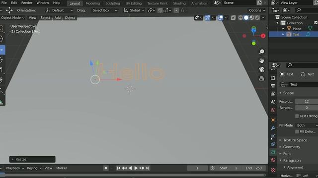 Как создать неоновый текст в Блендере | Blender 3d смотреть онлайн