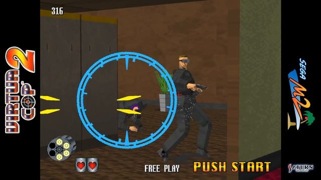 Virtua Cop 2 [Model 2] [Arcade] by SEGA [HD] [1080p] смотреть онлайн