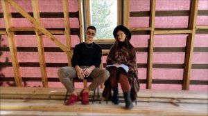 А фрейм своими руками! Необычный домик-шалаш в сосновом лесу. A-frame house.