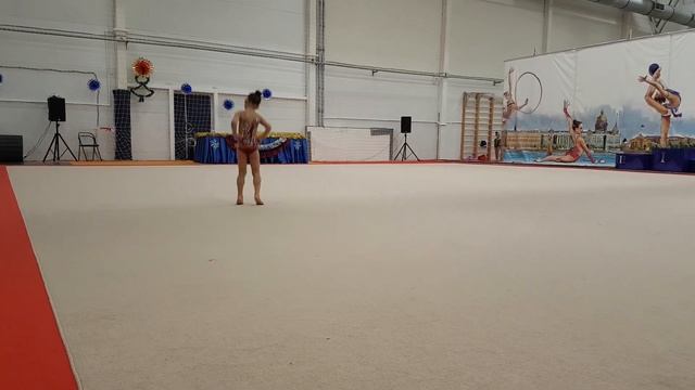 Художественная гимнастика. Беляева Елизавета 3 год обучения б/п смотреть онлайн