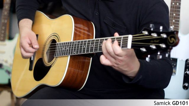 Samick GD-101 acoustic guitar :: Demo, Soundcheck смотреть онлайн