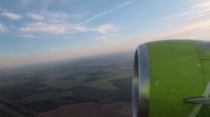 Взлет из Домодедово Boeing 737-800 S7 Airlines