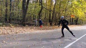 Лыжероллеры. Красота конькового хода.