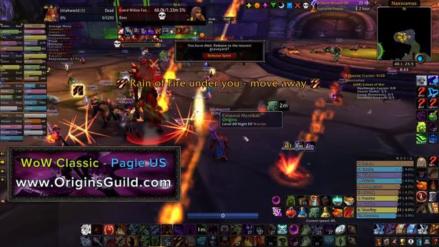 Grand Widow Faerlina: Naxxramas, Warlock: Origins 12/07/2020 WoW Classic смотреть онлайн