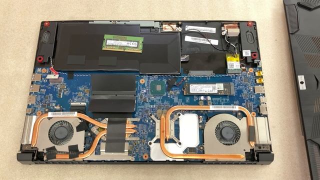 Разборка и обзор внутреннего устройства ноутбука MSI GF75. Disassembly and review inside MSI GF75. смотреть онлайн