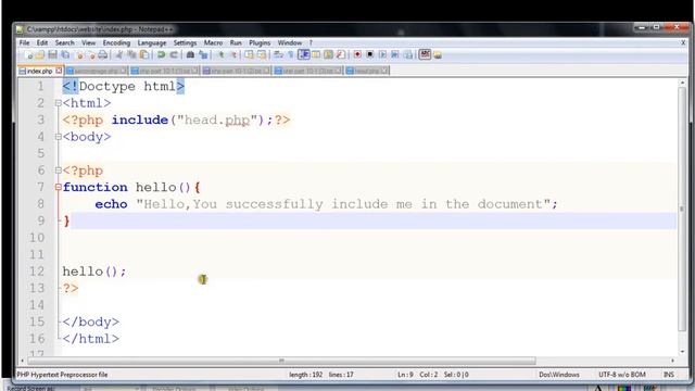26 PHP Tutorial in Filipino Part 26 Include and Require Function смотреть онлайн