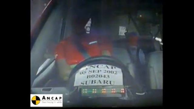 Subaru Forester 2002 ANCAP Crash Test (4 stars) смотреть онлайн