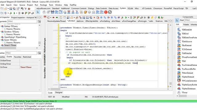 Call Procedure Import Excel with Timer смотреть онлайн