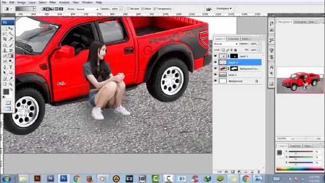 miniatur effect Photoshop Cs.3 - Photoshop Tutorials смотреть онлайн