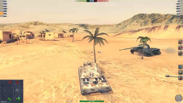WOT Blitz -катаюсь на VK 100.01 (P) смотреть онлайн