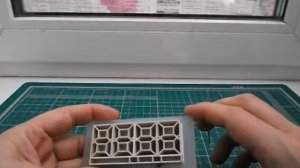 Самодельный семисегментный дисплей how to make led digit seven segments display yourself