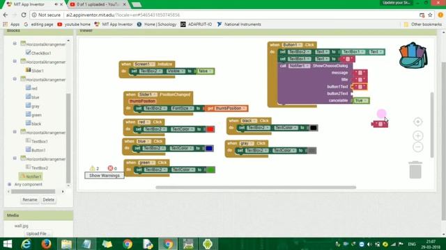 MIT APP INVERTOR #08 notifier part 2 in tamil смотреть онлайн