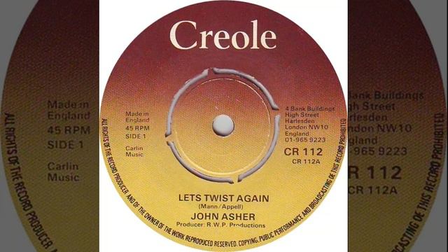 UK New Entry 1975 (281) John Asher - Let's Twist Again смотреть онлайн