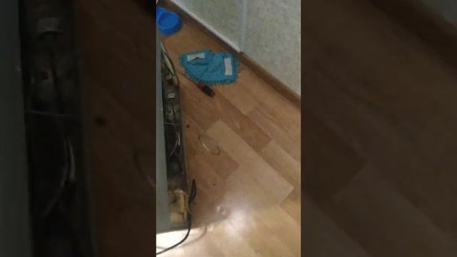 Чистим дренажную трубку в холодильнике ,тормозным тросиком с велосипеда))) смотреть онлайн