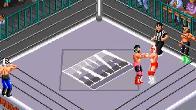 SNES Super Fire Pro Wrestling 3 Easy Type смотреть онлайн