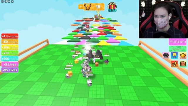 ТОЛЬКО ОДИН ЦВЕТ ДАСТ ТЕБЕ ВЫЖИТЬ В ОББИ! Roblox Color Race смотреть онлайн