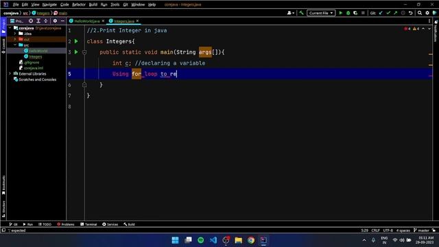 Print Integer program in Java | DSA Challenge Day-9/50 смотреть онлайн