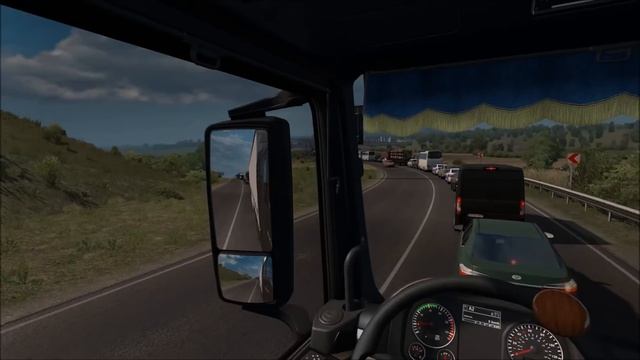 [ETS2 v1.36] Road to Black Sea *First Look - Traffic Jam / Stau am Grenzübergang* смотреть онлайн
