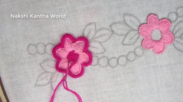 Hand Embroidery, Decorative border line embroidery design,Modern Hand Embroidery смотреть онлайн