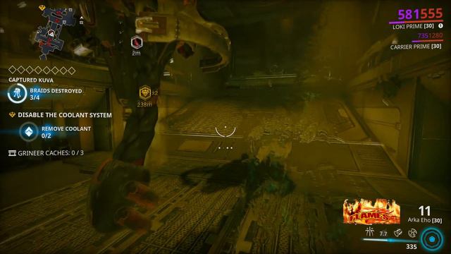 Warframe Kuva Flood Siphon Thon (Ceres) Mission Sabotage level 80-100 смотреть онлайн