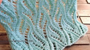 ОБАЛДЕННЫЙ АЖУРНЫЙ УЗОР ДЛЯ КАРДИГАНА СПИЦАМИ