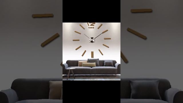 Настенные 3D-часы «сделай сам» для гостиной, акриловые зеркальные наклейки в виде часов на стену смотреть онлайн