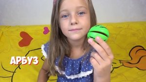 Учим Фрукты и Овощи на русском - Игрушки на липучках Развивающее Обучающе видео для малышей