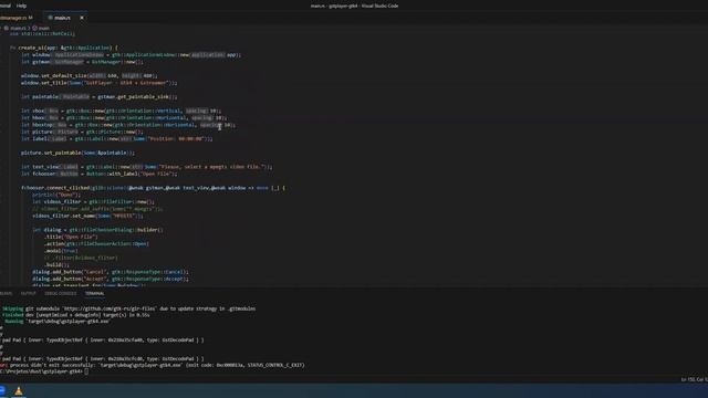 GstPlayer On Rust With GTK4 And Gstreamer