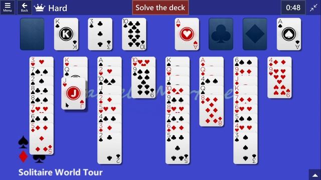 Solitaire World Tour Game #17 | December 15, 2022 Event | FreeCell Hard смотреть онлайн