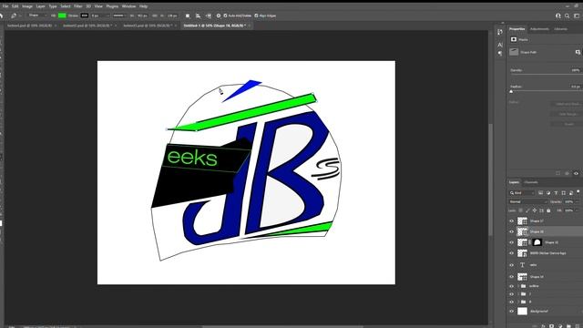 Custom Karting Helmet Design Process | Adobe Photoshop CC 2022 смотреть онлайн