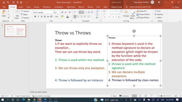 Throw vs Throws | Java Shastra смотреть онлайн