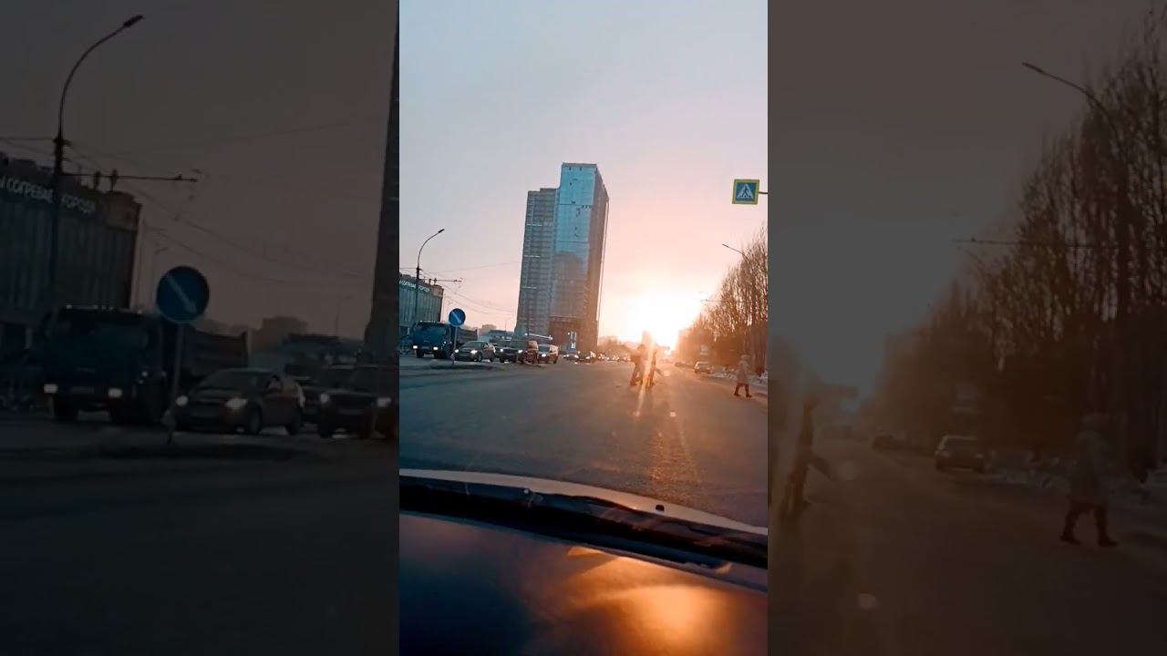 красивый закат, камера не передаёт всей полноты картинки #город #авто #adventure #art #drawing смотреть онлайн