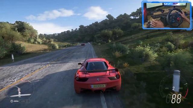 2009 Ferrari 458 Italia - Forza Horizon 5 | Logitech g29 Gameplay смотреть онлайн