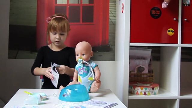 Кукла Беби Бон мальчик 43 см с аксессуарами (Baby Born) смотреть онлайн