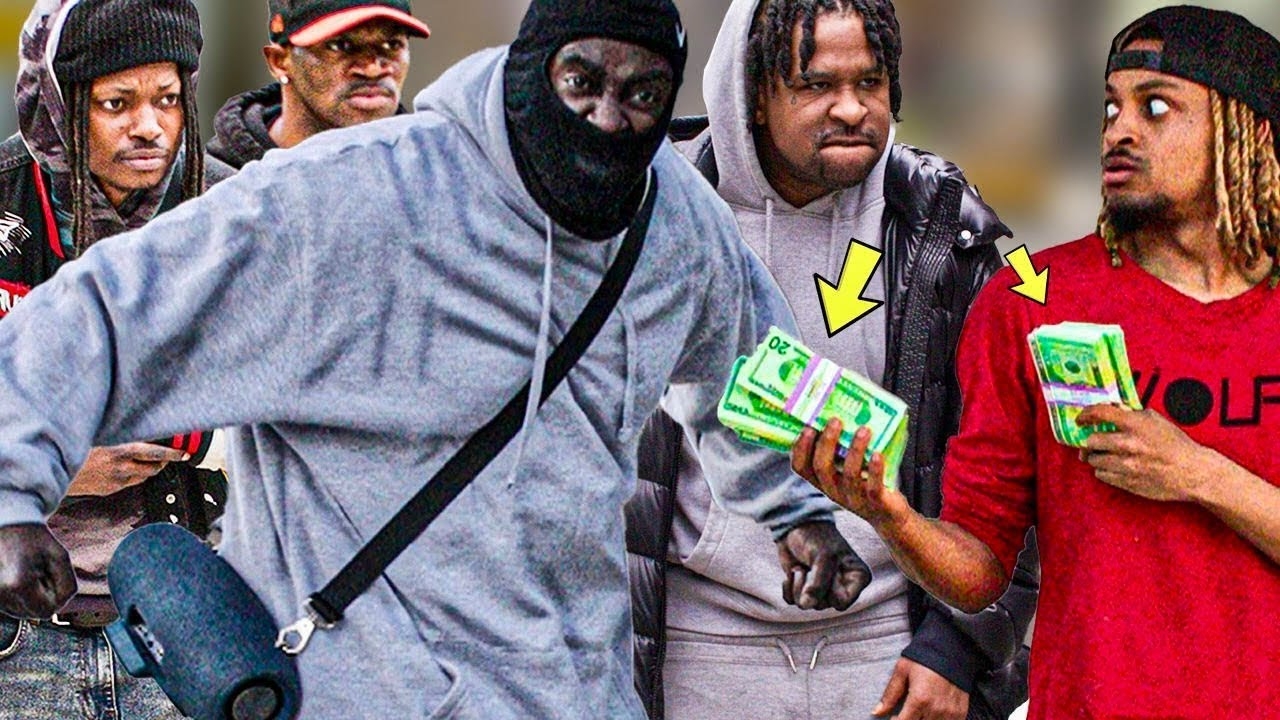 Дерзко пялимся на гангстеров (пранк в гетто)