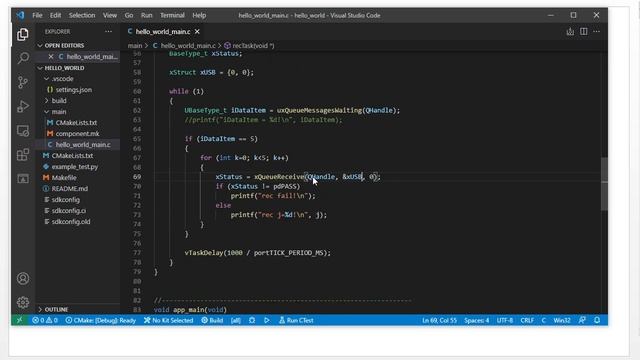 FreeRTOS On ESP32 Lesson 14: Queue Delivery Struct Data смотреть онлайн