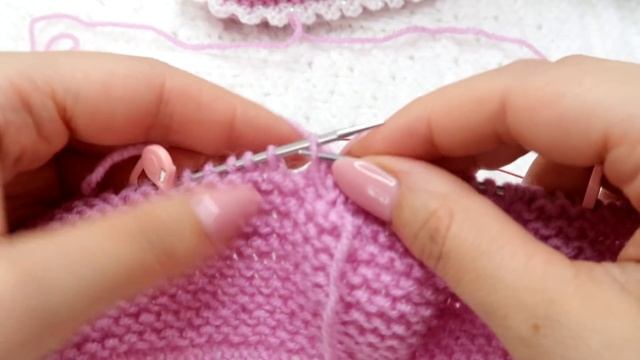 Детские пинетки носочки спицами от 0 до 1 года Простая модель Knitting Baby booties смотреть онлайн