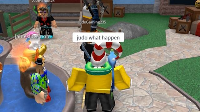 Giving Murderer To A HACKER in Roblox Murder Mystery 2.. смотреть онлайн