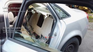Audi A4 B6 (B4,B5,B7) Rücksitz Rückenlehne Limousine ausbauen / Sedan how to remove the rear seat
