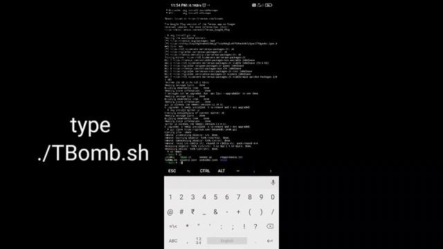 How to install TBomb in temux | Send a sms bomb | call bomb смотреть онлайн