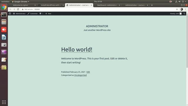 I Will Do Wordpress Setup Using Lemp Stack On Ubuntu 18.04 смотреть онлайн
