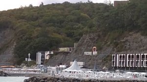 Бухта пляжа санатория Орбита,посёлок Ольгинка,Туапсинский район.