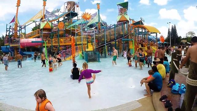 Aquatica Orlando Аквапарк Акватика Детская площадка и водные горки смотреть онлайн