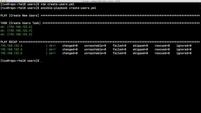 RHCE 8 - Ansible User Module смотреть онлайн