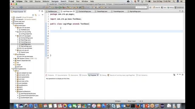 Page Object Model (POM) Design With Selenium - Part -2 смотреть онлайн