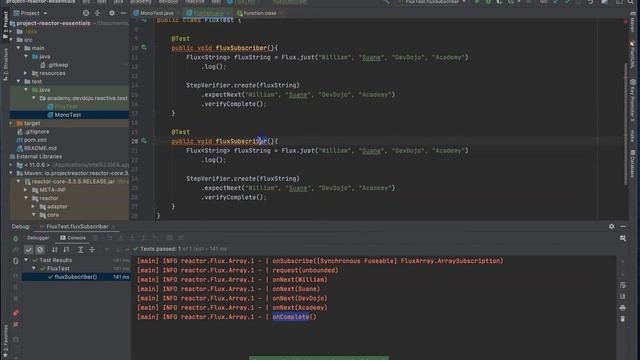 Project Reactor Essentials 08 - Subscribing to Flux смотреть онлайн